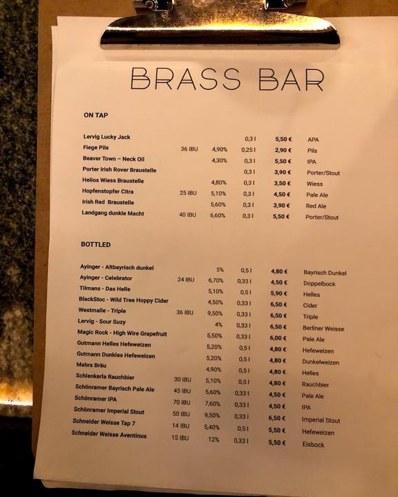 Brass Bar